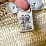 Nine West Vintage *Rare* Linen Blend Crochet Cardigan Sweater Photo 2