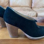Latigo  Black Suede Block Heel Shoes Photo 0