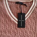 Moon and Madison Sweater Vest Size S White Photo 12