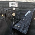 Paige  Women’s Verdugo Ankle Black Denim Jeans in Black Silk 26 Photo 6