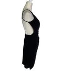 La Femme Halter Open Back Shirred Jersey Short Dress 29312 Black Size 10 NWT Photo 5