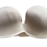 DELIMIRA Seamless Strapless Bra Beige 34C Plunge V Neck Backless Convertible Tan Size undefined Photo 0