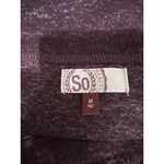 SO  ~ Long Sleeve Top ~ Knots In Front ~ Size Medium ~ Burgundy Photo 5