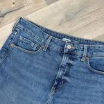 Old Navy OG Straight High Rise Ankle Jeans Blue 12 Mom Photo 3