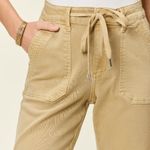 Judy Blue NWT High Waist Khaki Garment Dyed Jogger Jeans Sz 7/28 Cuffed Stretch Photo 8