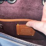 Coach  Madison Shoulder Bag 16 Granite Gray Suede Leather with Gunmetal Hardware Photo 6