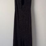 Vintage Scott McClintock Colorful Glitter Maxi Dress party spaghetti strap black Size 10 Photo 1