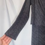 H by Halston H Halston | Anise Black Melange Twist-Front Sheath Dress Women’s Large Photo 6