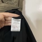 Sandro  olive green silk short sleeve drop hem dress size US 2 Photo 2