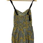 Motel Rocks  Black & White Houndstooth Yellow Chain Mini Dress S Photo 1