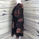 Cupcakes and Cashmere  Velvet Floral Swing Dress Photo 6