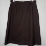 Vintage Levi‎ Strauss Polyester Skirt Brown Size undefined Photo 4