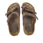 Birkenstock  Mayari Toe Strap Brown Leather Thong Sandals Size 37 Women's‎ 6 Photo 4