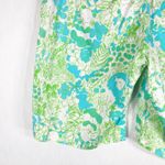 Lilly Pulitzer Size 4 Shorts Green Blue Lions Cotton The Chipper Short 1448 Photo 7