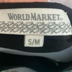 World Market Black Embroidered Tunic Dress Size M Photo 4