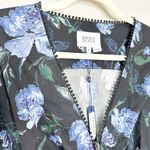 Marchesa Notte Indigo Midi Dress Long Sleeve Zip Photo 9