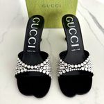 Gucci  Crystal Embellished Sandals Photo 1
