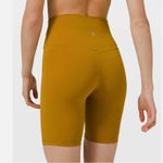 Lululemon  Align High Rise Shorts Gold Spice Nulu Yoga Biker Short Photo 1