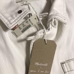 Madewell NWT  SUPER CUTE !  x Where I Was From Women's White JEAN Jacket M‎ Photo 5