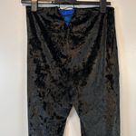 YITTY Plusshy Shaping High Waist Leggings Crushed Velvet Black Women's XL Photo 2