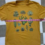 Fifth Sun Mustard Yellow Graphic Tee with Cactus Design Photo 1