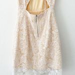 superdown Patty High Neck Crochet Dress in Ivory White | Small Photo 7