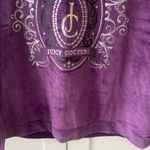 Juicy Couture Purple Velour Sweatshirt Photo 3