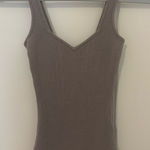 Abercrombie & Fitch Brown beige abercrombie bodysuit ribbed Photo 0