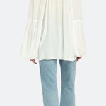 Free People  Banda Front Tie Blouse Size XS NWT Photo 2