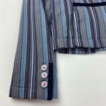 Robert Graham  Women’s Blazer Jacket Striped Size 4 Multicolored Photo 3