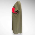 Tommy Hilfiger  Green Flag Crew T-Shirt Dress Stud Embellishments Large | NWT Photo 1