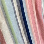 Susina Wide Sleeve‎ Blouse Striped Pink Blue Relaxed Fit V Photo 7