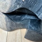 Ralph Lauren LAUREN  Gail Black Leather Moto Bootie Booties Ankle Boots Size 7.5 Photo 10