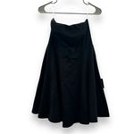 Lulus  About A Twirl Black Strapless Fit &‎ Flare Skater Mini Dress Sz M NEW Photo 2