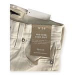 Madewell Womens Ecru Kick Out Crop Jeans Photo 4