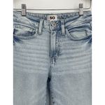 SO Junior's  Bootcut Mid Rise Jeans Size 3 Waist Stretch  Blue Denim Bin9 Photo 2