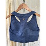 NWOT Love Fitness Essential Racerback Padded Sports Bra Seamless Leggings Set M Blue Size M Photo 2