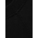 Mango  Cotton T-Shirt with Seams Nevada Black NWT Large Photo 4