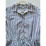 D1‎ VTG Elinor Carolina Maid Midi Button Up Dress Blue Size undefined Photo 6