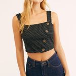 Free People Button Crop Top Photo 0
