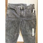 Old Navy  OG Straight High Rise Ankle Jeans Women's 14 Washed Black Denim NWT Photo 7