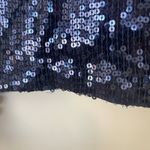 Free People $98 Navy Sequin Night Fever Top Women's Size Small Photo 2