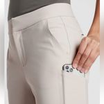 Athleta Stellar High Rise Trouser Straight Crop Pant Beige Cream Sz 2 Photo 1