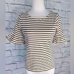 J.Crew women’s striped bell sleeve top new size XS Photo 0