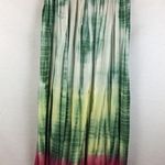 Derek Heart Green & Pink Tie Dye Maxi Skirt NEW L Photo 1