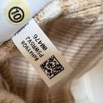 American Eagle  Brown Ombre Ribbed Wrap Knit Top Soft Girl Cozy Minimalist L Photo 5