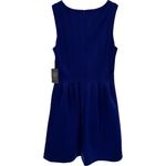 Vince Camuto NEW  Blueish Purple A-Line Career Wear Mini Dress Size 10 Photo 4
