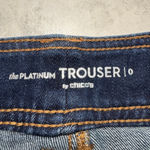 Chico's Women's Blue Platinum Trouser Flare Jeans Size 0 Photo 3