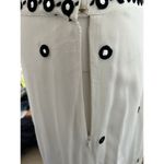 Anthropologie  LEIFNOTES White Black Mirror Dots Sleeveless Ruffles Maxi Dress 0 Photo 13