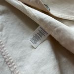 Sundance by Anthropologie 100% Cotton All Natural Neutral Cream Buckle Vest Photo 6